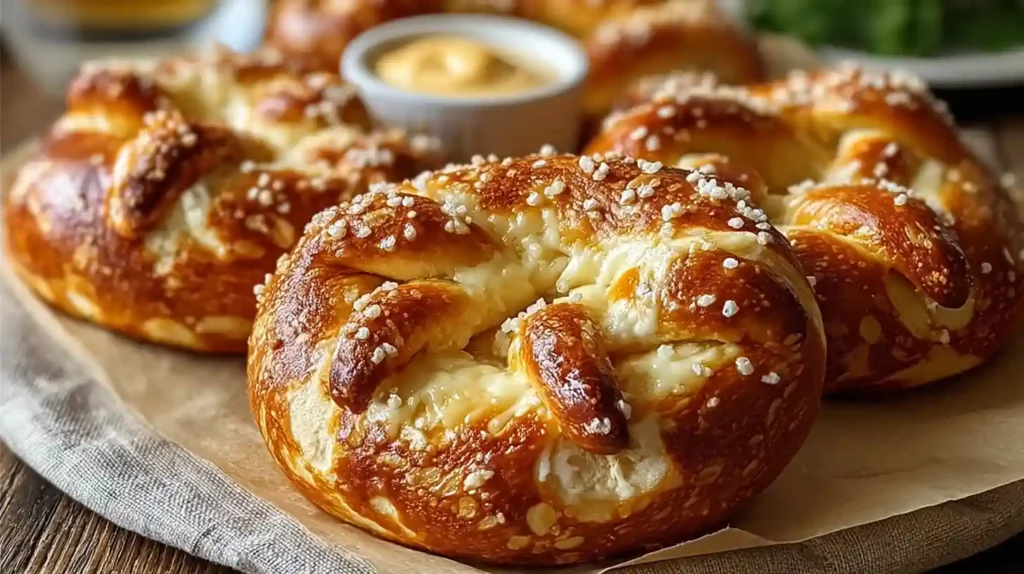 Cheese Stuffed Pretzel