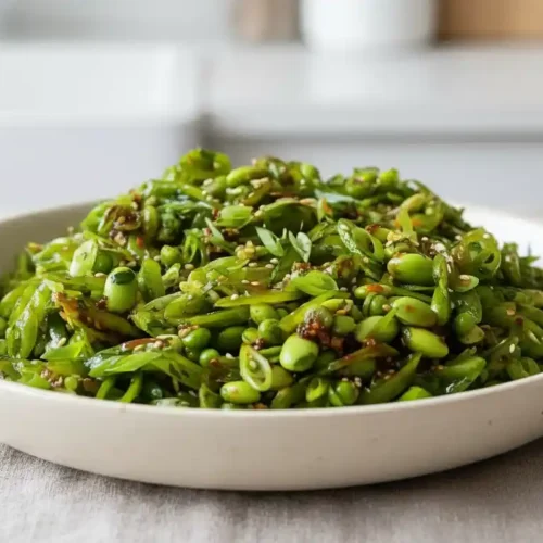 Chili Crisp Snap Pea Salad