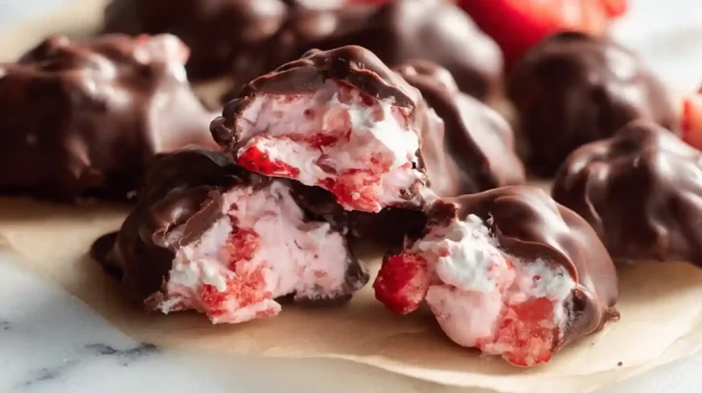 Chocolate Strawberry Yogurt Clusters Recipe