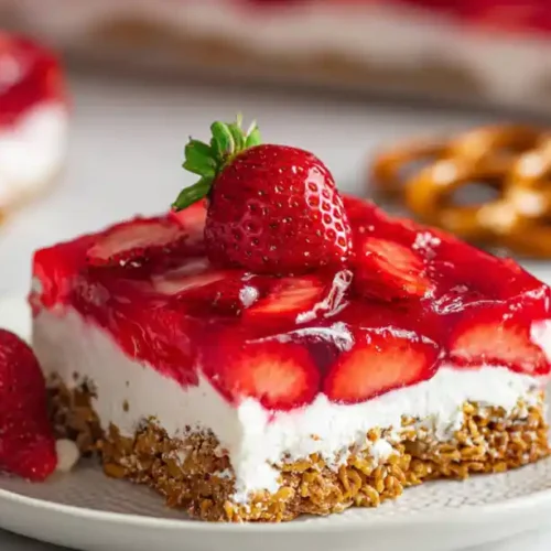 Classic Strawberry Pretzel Salad