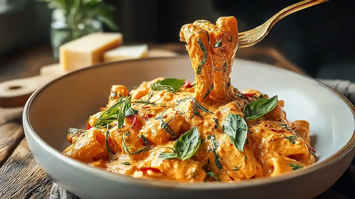 Creamy Tomato Garlic Pasta