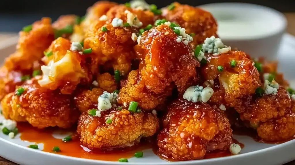 Crispy Air Fryer Buffalo Cauliflower Bites