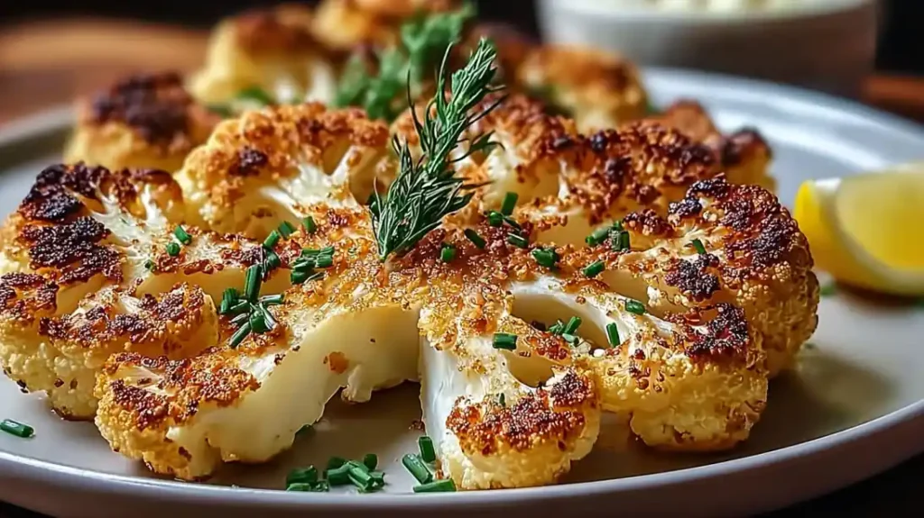 Crispy Baked Cauliflower Steaks