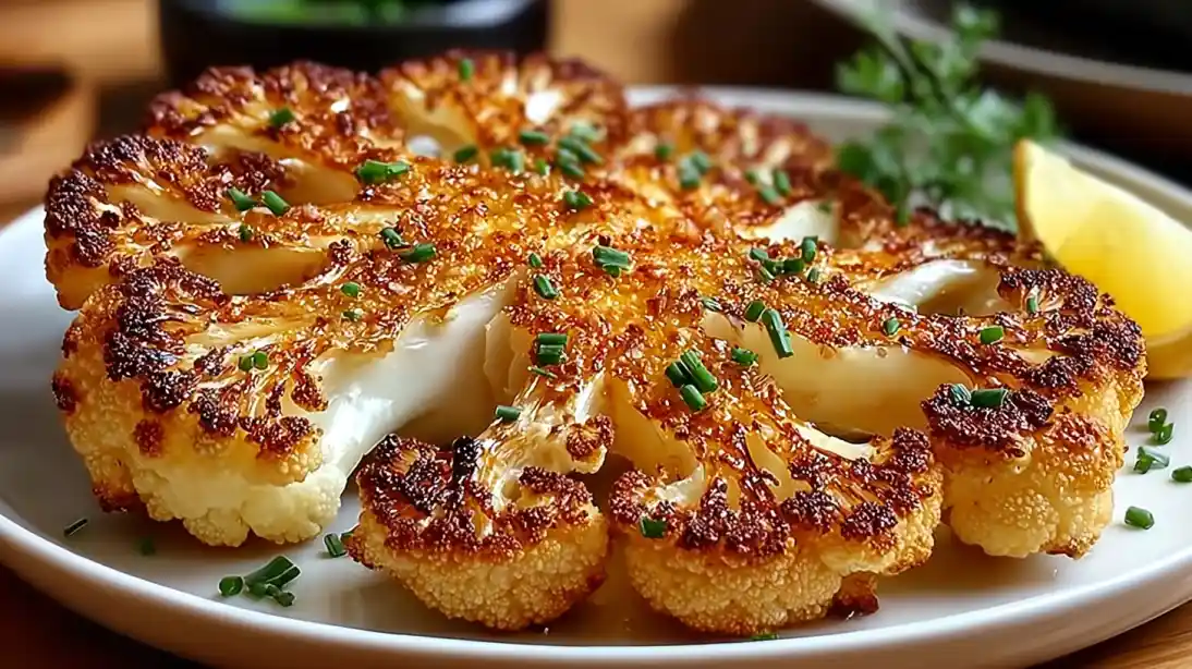 Crispy Baked Cauliflower Steaks