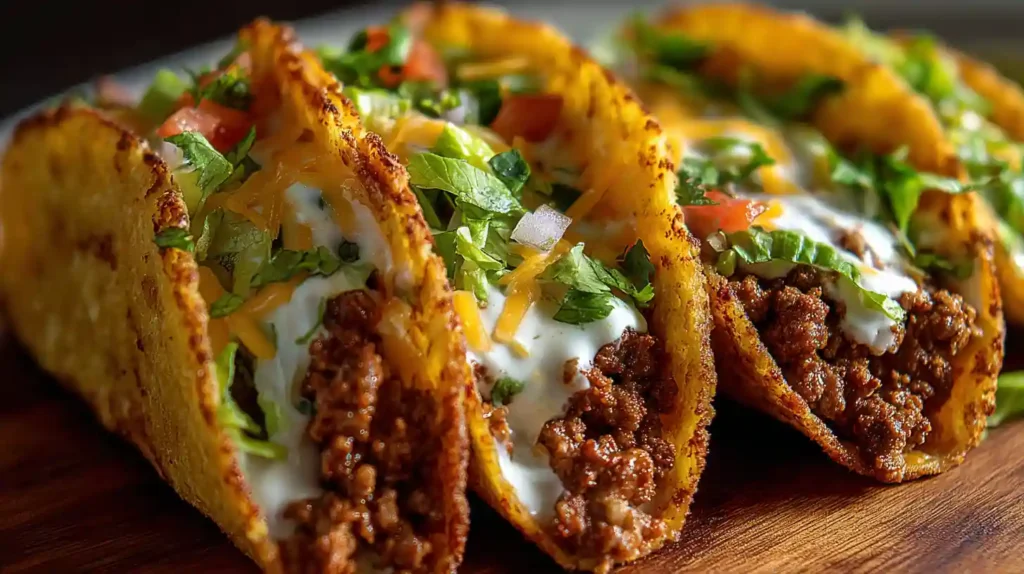 Crispy Ground Beef Tacos