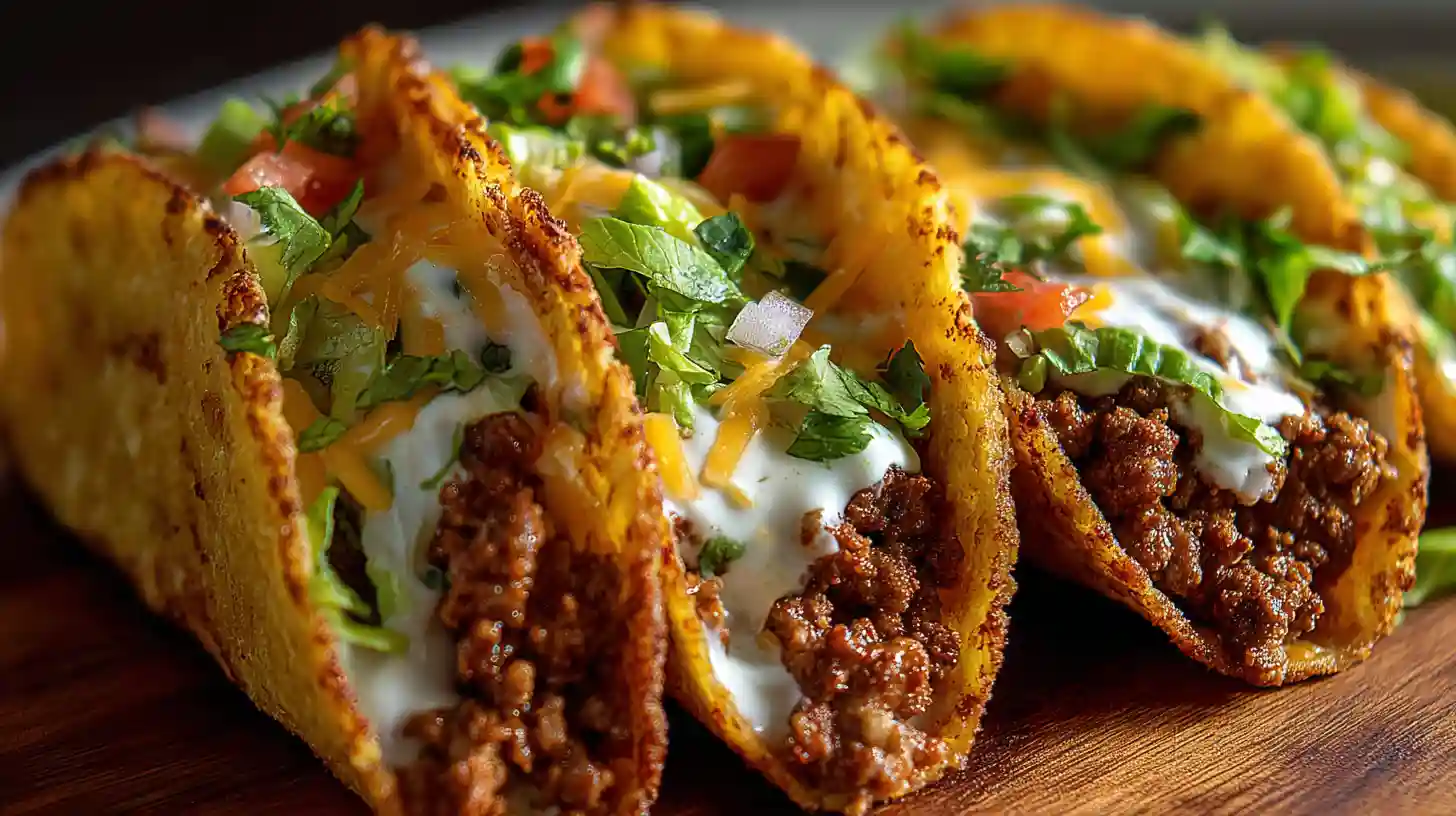 Crispy Ground Beef Tacos