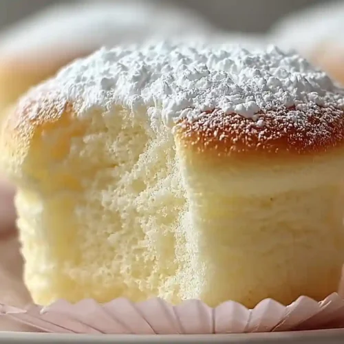Fluffy Japanese Cotton Cheesecake Cupcakes