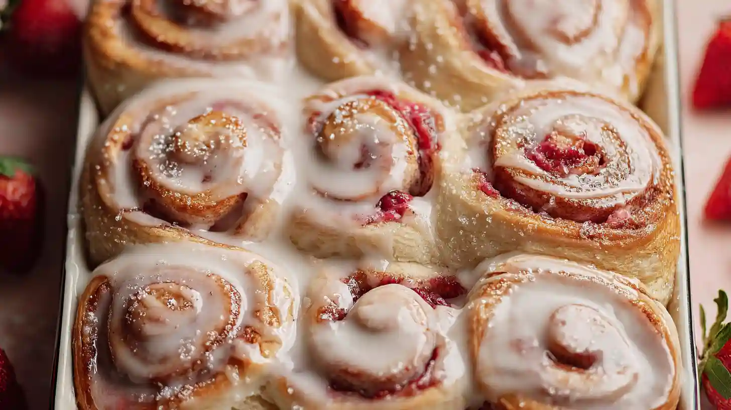 Fresh Strawberry Rolls