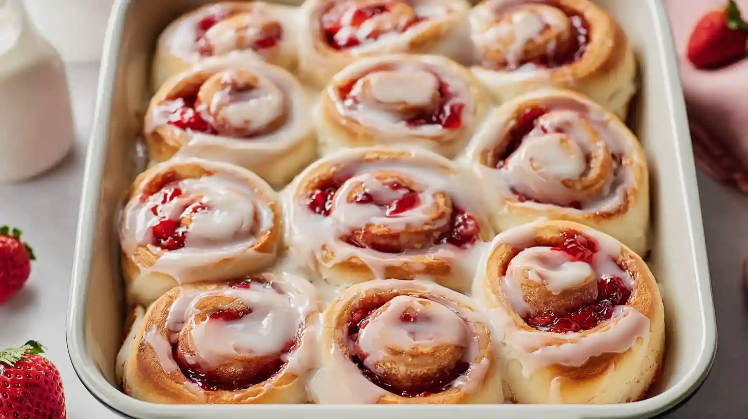 Fresh Strawberry Rolls