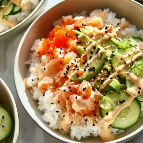 Healthy California Roll Sushi Bowls for Meal Prep