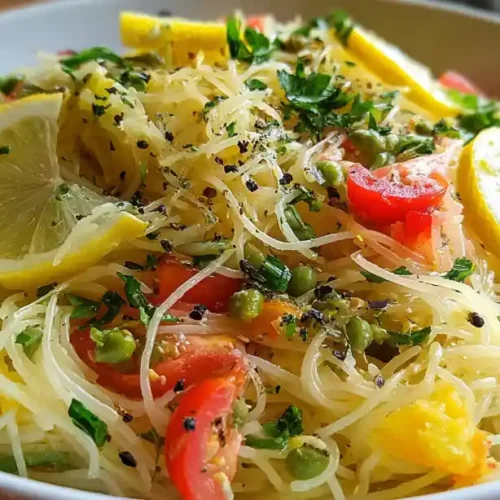 Lemon Capellini Salad