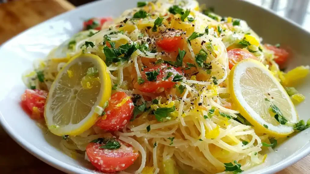 Lemon Capellini Salad