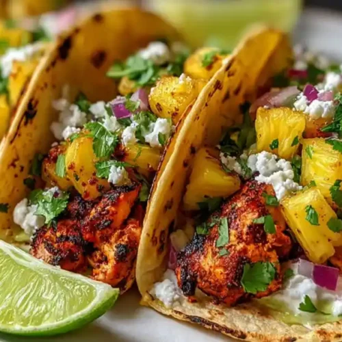 Pineapple Chicken Tacos