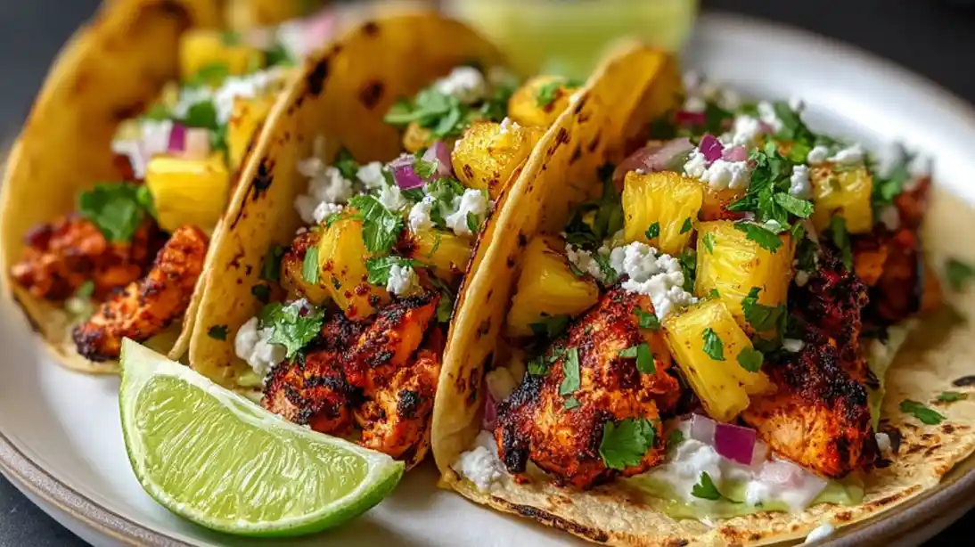 Pineapple Chicken Tacos