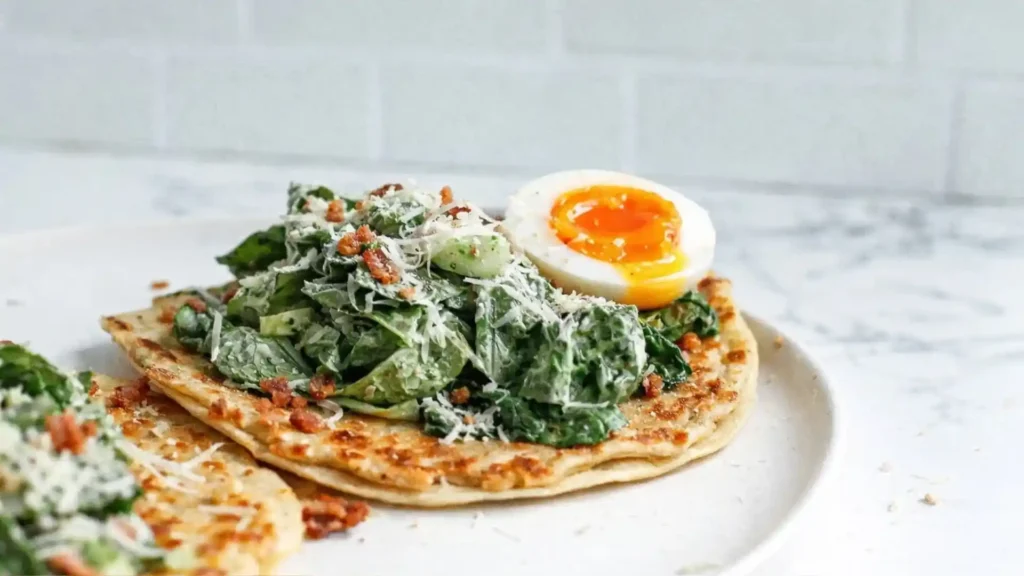 Smash Chicken Caesar Tacos