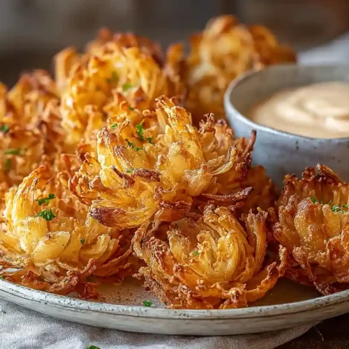 Air Fryer Crispy Mini Blooming Onions