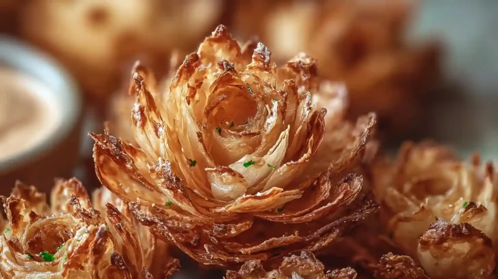 Air Fryer Crispy Mini Blooming Onions