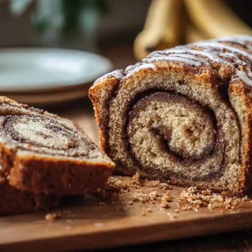 Cinnamon Roll Banana Bread