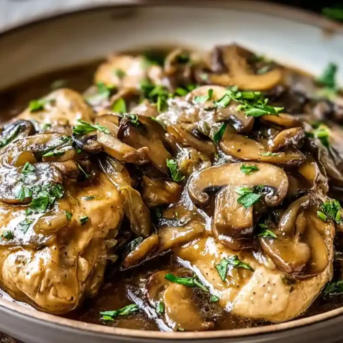 Flavorful Crockpot Chicken Marsala Delight