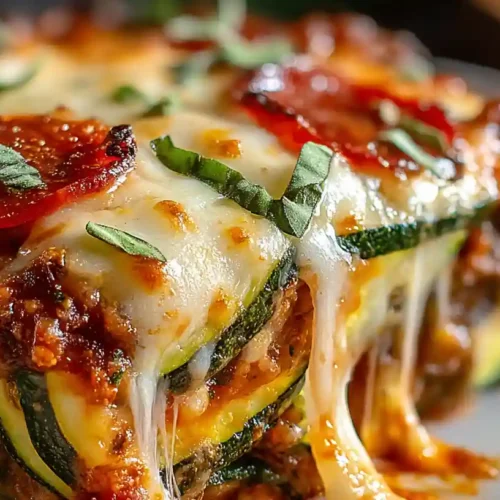 Guilt-Free Zucchini Pizza Casserole Recipe