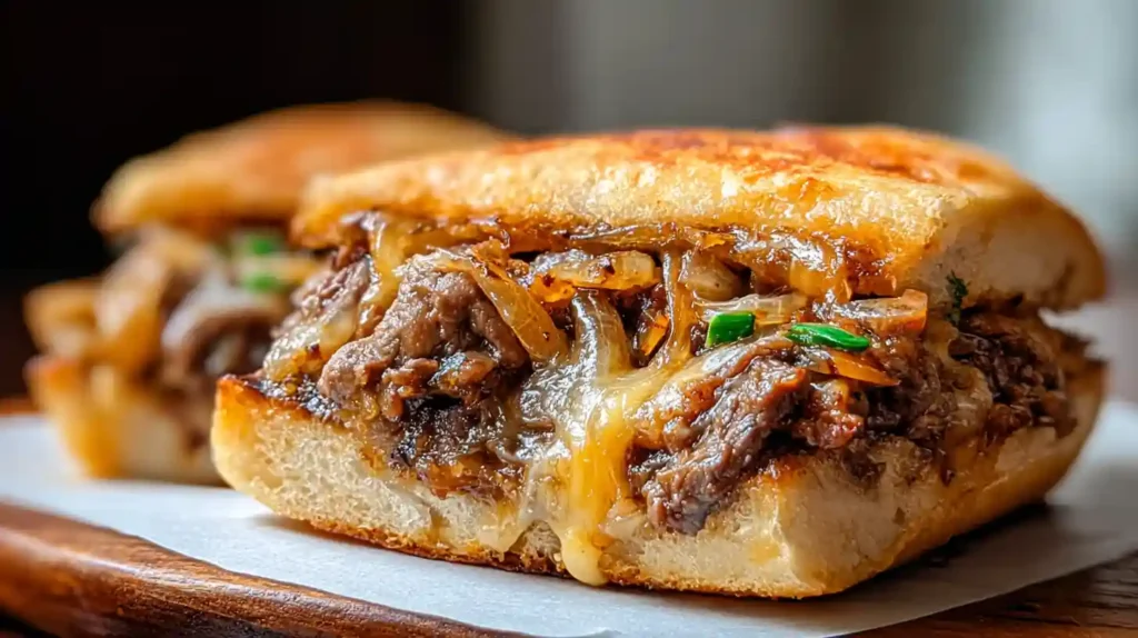 Spicy Kimchi Bulgogi Cheesesteak Recipe