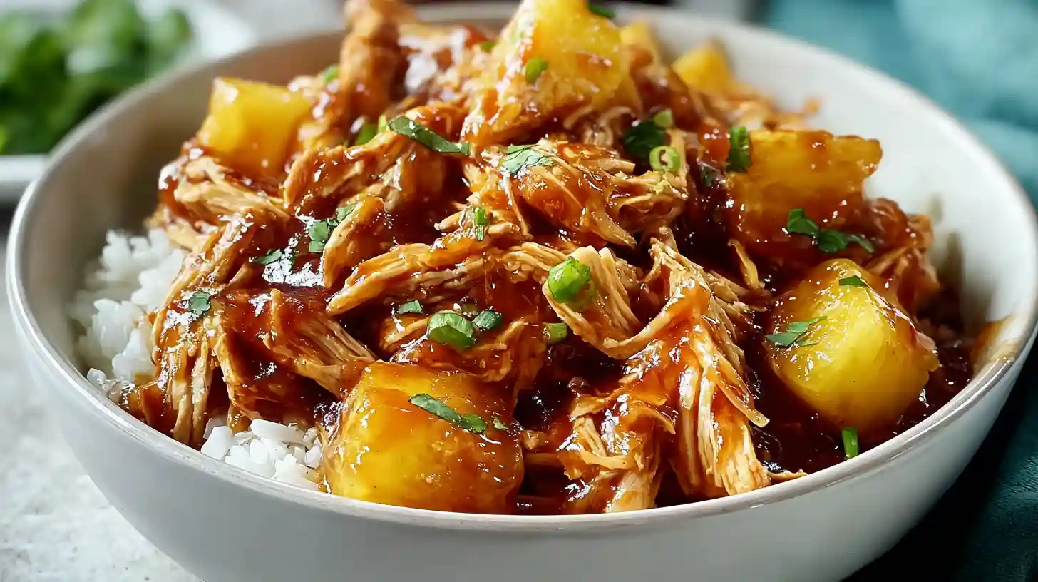 Sweet Hawaiian Crockpot Chicken