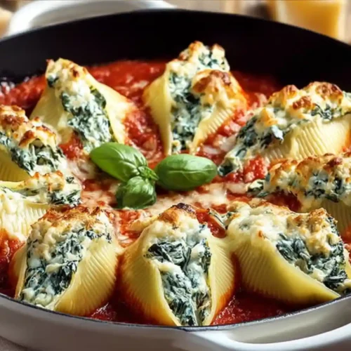Classic Spinach and Ricotta Stuffed Shells Recipe
