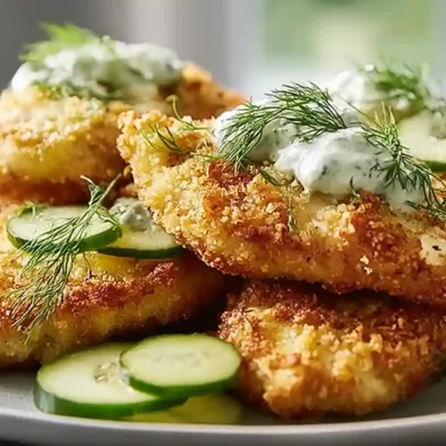 Crispy Dill Pickle Parmesan Chicken