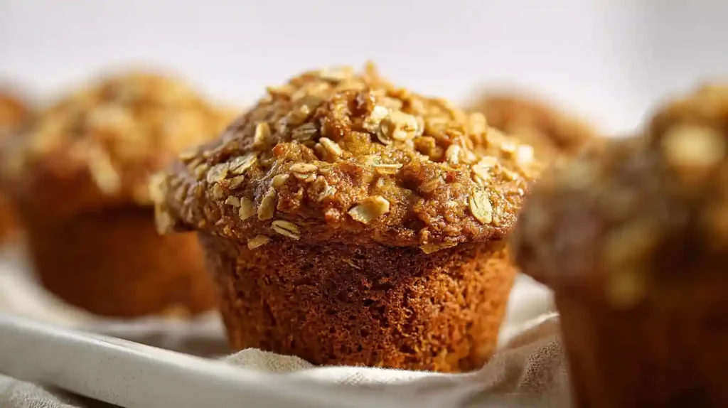 Healthy Banana Oatmeal Muffins
