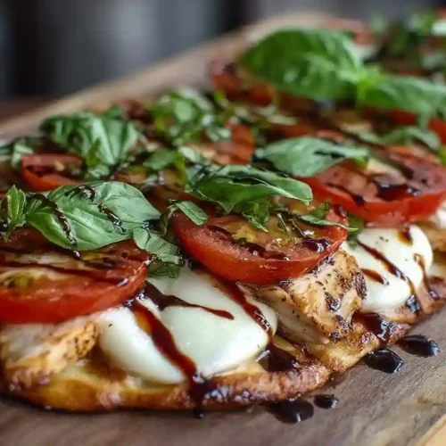 Chicken Caprese Flatbread