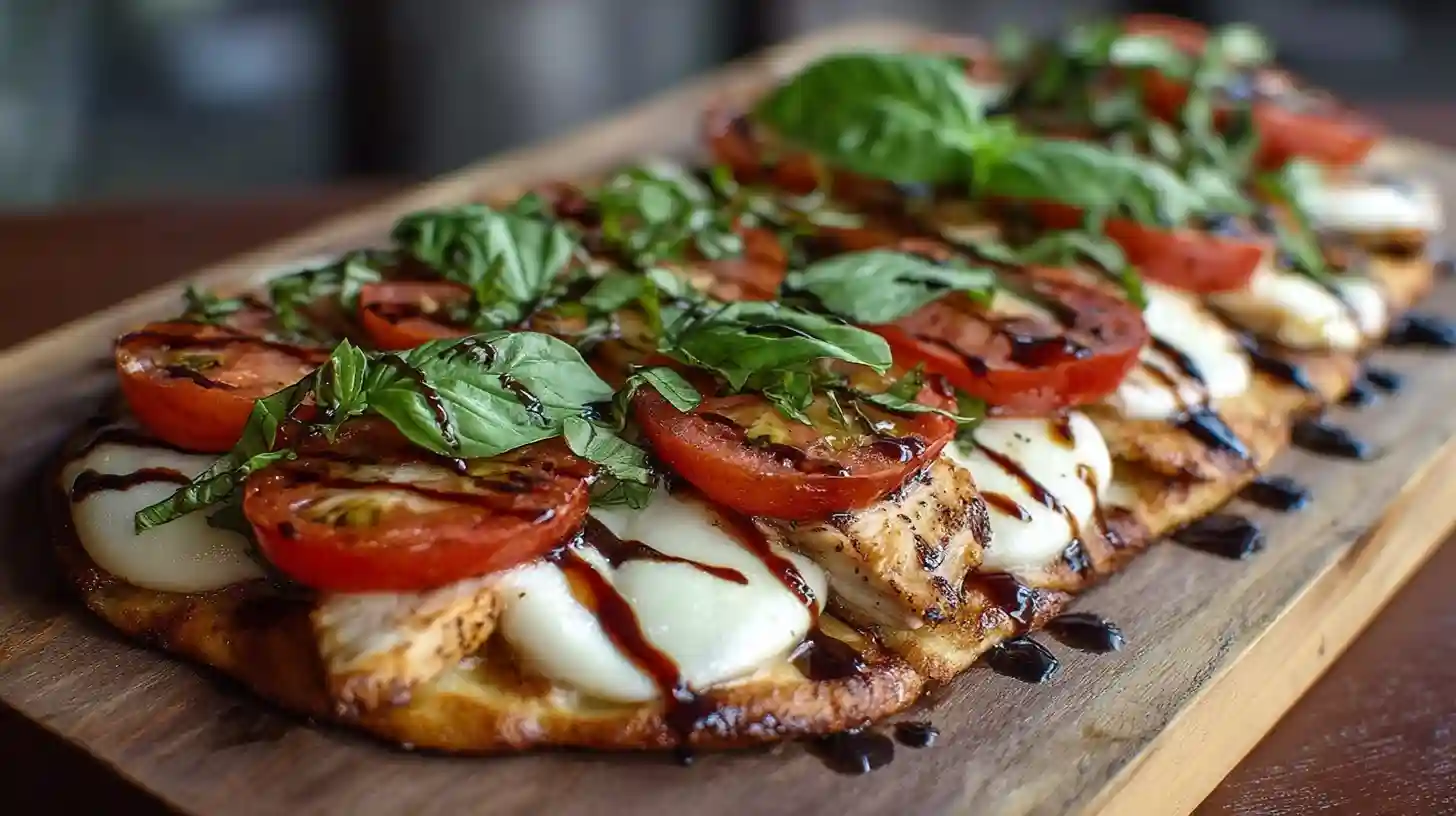 Chicken Caprese Flatbread